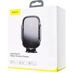 Тримач в автомобіль Baseus Light Electric 15W з бездротовою зарядкою - мініатюра 2
