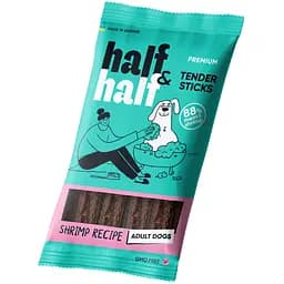 Ласощі для собак Half&Half м'ясні палички з креветкою 100 г 