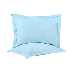 Наволочки сатин Lotus Home - Dakota Modern голубой 50x70+5 (2 шт)