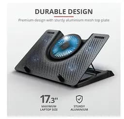 Охолоджувальна підставка для ноутбука 15-17.3 дюйми Trust GXT1125 Quno 5xFan, LED - мініатюра 2