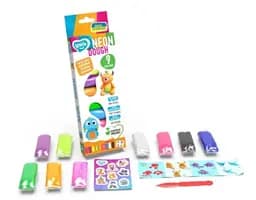 Набор для лепки с тестом, 9 цветов Neon, TM Lovin