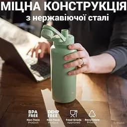 Пляшка для води Smartshake Bohtal Insulated Sports Bottle 960 ml/32 oz Pink металева з подвійною вакуумною ізоляцією (11280101) - мініатюра 4