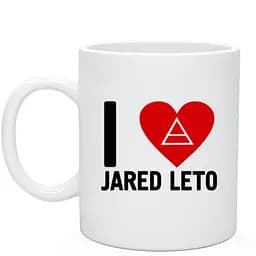 Кухоль GeekLand I love Jared Leto 02,11 330 мл білий