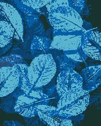 Набір картин за номерами з металевими фарбами Riviera Blanca Листяні візерунки (ITR-041) 2 шт в наборі