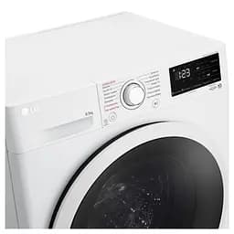 Пральна машина LG фронтальна, 8,5 кг, 1200, A+++, 48см, дисплей, пара, інвертор, білий (F2V3GS7WW) - мініатюра 9