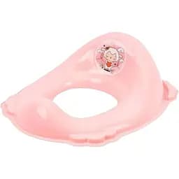 Детская накладка на унитаз Technok Toys 1270 40x30.5x13 см с прорезиненными вставками розовый