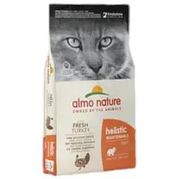 Сухий корм для дорослих кішок Almo Nature Holistic з індичкою 12 кг