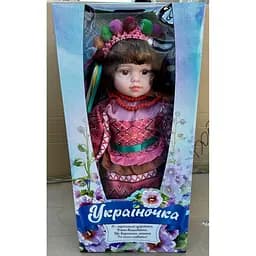 Лялька Metr+ Україночка у патріотичному вбранні  (M 5085 I UA) рожева На батарейках співає