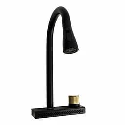 Змішувач для кухні з висувним виливом Platinum Водоспад ZS86 чорний