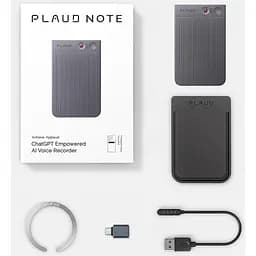 Диктофон Plaud Note ChatGPT Empowered AI Voice Recorder Black [112025] - мініатюра 7