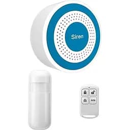 Локальна бездротова система сигналізації з сиреною Nectronix PE-519-B, 1 датчик, 1 пульт