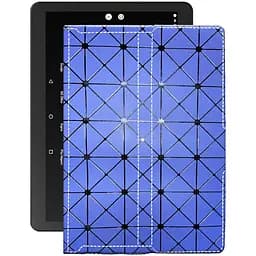 Чохол StatusCASE з екошкіри для планшету Pixus Ride 9.6 Синій ромб