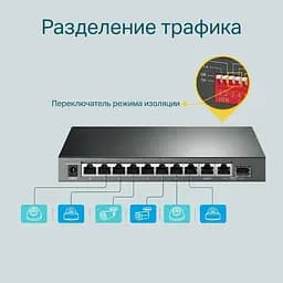 Комутатор TP-Link TL-SG1210MP (TL-SG1210MP) - мініатюра 7