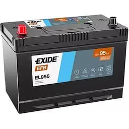 Автомобільний акумулятор Exide Start-Stop EFB EL955 (+/-) 6СТ-95Ah Asia 800A (EN)