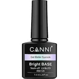 Кольорове базове покриття Canni Gel Color System Bright Base 654 лавандовий 7.3 мл