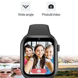 Смарт-годинник дитячі LEMFO K20 4G з камерою WI-FI GPS SIM-карта GEO паркан силіконовий ремінець White (16739) - мініатюра 4