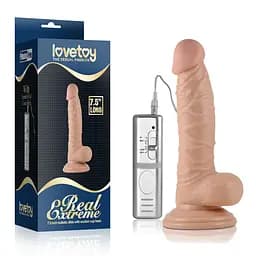 Вібратор Real Extreme Vibrating Dildo 7.5"