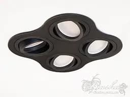 Унікальний чотирьохламповий поворотний точковий алюмінієвий світиль.