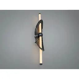 Настінне LED бра Romin 9 Вт чорне з мармуром