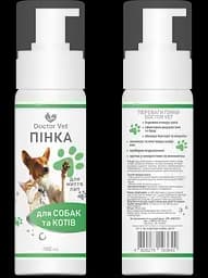 Пінка для миття лап для собак та котів Doctor Vet 180 мл - мініатюра 2