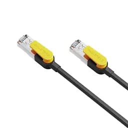 Патч-корд CableTime Cat7 FTP 10Gbps 600MHz, 15 м, чорний (CN70T)