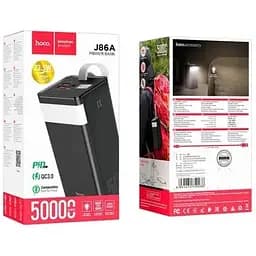 Умб Hoco Powermaster fully compatible 50000mAh J86A 2USB/1Type-C, PD/QC, 5A/22.5W 6931474759238 - мініатюра 2