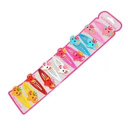 Зажим детский для волос "Слоники" La-beauty 0109-061-2, 12 шт