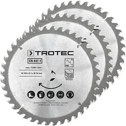 Диск пиляльний Trotec HW40 Wood 3 шт 150х16х2,1