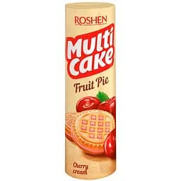 Печиво Roshen Multicake Fruit Pie вишня-крем 180 г (929690) - мініатюра 2