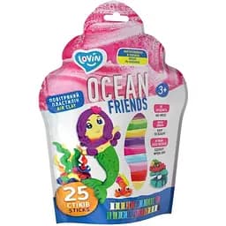 Набор для лепки с воздушным пластилином Lovin Air Clay Русалочка 70159, 25 сток