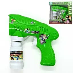 Пистолет с мыльными пузырями Майнкрафт, PP777-7