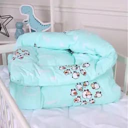 Ковдра MirSon антиалергенна зима Kids Time 20-0030 Lambs 140x205 см бавовна (2200009664465) - мініатюра 2