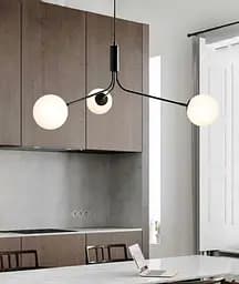 Витончений світильник з матовими плафонами | Арт. AOC 11/3 BK | Line F