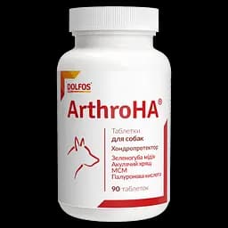 Вітамінно-мінеральна добавка Dolfos Arthro HA для лікування хвороб суглобів у собак 90 таблеток (521-90)