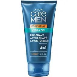 Гель для обличчя Avon перед/після гоління та зволожувальний засіб 3 в 1 Основний догляд