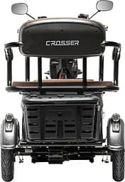 Електроскутер Триколісний 4-місний Crosser TR-4 VAGON (1000W, 72V,24Ah) Сірий - мініатюра 12