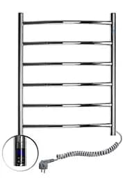 Электрический полотенцесушитель Navin Камелия 480x600 Sensor правый с таймером 10-007033-4860, Хром, Правое, Электронный