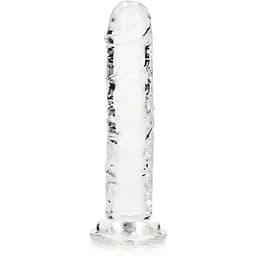 Фаллоимитатор RealRock Crystal Clear Realistic Dildo 6'' 15.5 см прозрачный