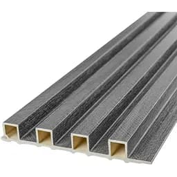 Рейка декоративная Wall Sticker WPC стеновая 3000х160х23 мм Уголь SW-00001534