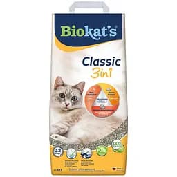 Наповнювач туалета для котів Biokat's Classic 3in1 10 л бентонітовий - мініатюра 4