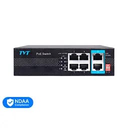 PoE-комутатор 6-портовий TVT TD-B2204S1-PEU з 4 портами PoE (77-00385) - мініатюра 1