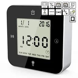 Годинник настільний Technoline WT344 Black/Silver (WT344), Чорний - мініатюра 4