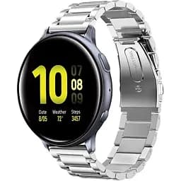 Ремінець сталевий BeWatch 20 мм для Samsung Galaxy Active/Active 2 40 мм Срібло (1110405)