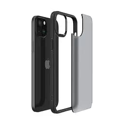 Чехол Spigen Ultra Hybrid для iPhone 15 Plus Frost Black (ACS06656) + защитное стекло - мініатюра 8