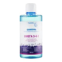 Шампунь Відновлення та здоров'я серія Omega 3-6-9 Pharmea 350 мл