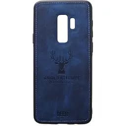 Чохол-накладка Toto Deer Shell With Leather Effect Case Samsung Galaxy S9+ Dark Blue