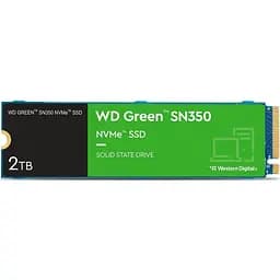 Накопитель SSD WD M.2 2TB PCIe 3.0 Green SN350 teh0024719