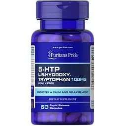 Аминокислота Puritan's Pride 5-HTP 100 мг 60 капсул