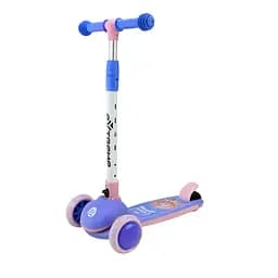 Дитячий самокат триколісний SC817Pink з музикою та світлом