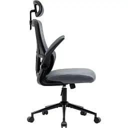 Офісне крісло GT Racer X-5728, чорно-сіре (X-5728 Black/Gray) - мініатюра 5